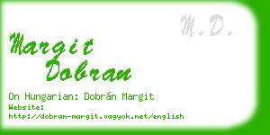 margit dobran business card